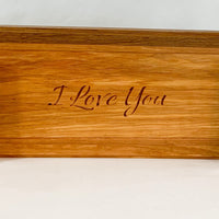 I Love You Custom Cutting Board