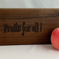 Fruits For All Custom Cutting Board