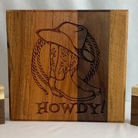 Howdy! Custom Cutting Board