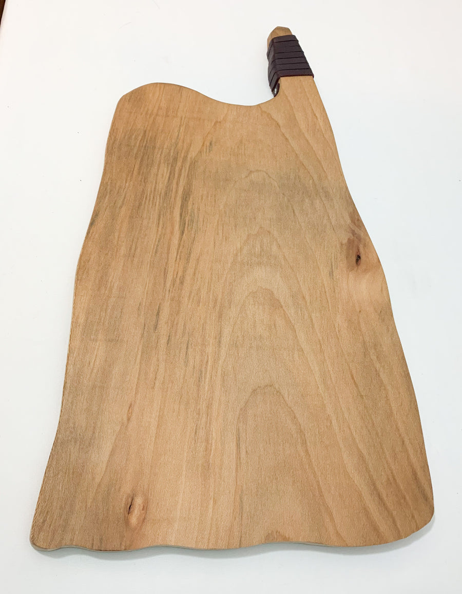 Large Charcuterie Board With Horseshoe Handles 25x8in, Custom Wood